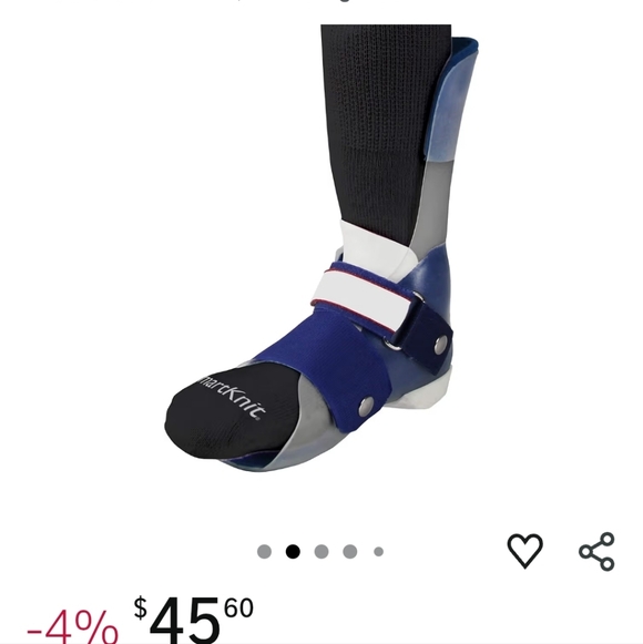 Seamless White Socks for AFO, KAFO & SMO - Picture 4 of 5